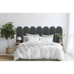 Polsterpaneel Magic Velvet Graphit 20 cm